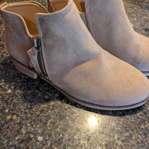 Dr. Scholl's Beige Ankle Booties